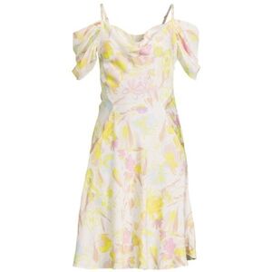 NWT Ted Baker Mini Cowl Front Satin Dress size 3